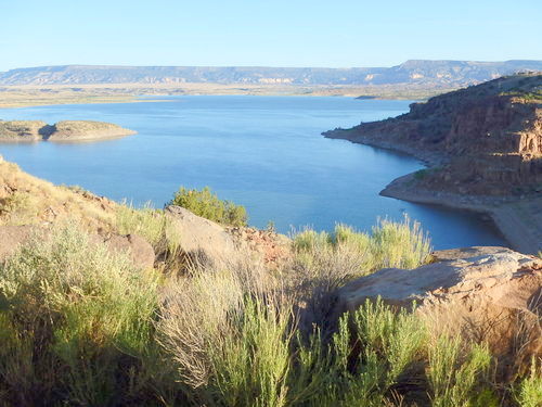 GDMBR: Looking northwest across Abiquiu Lake.
